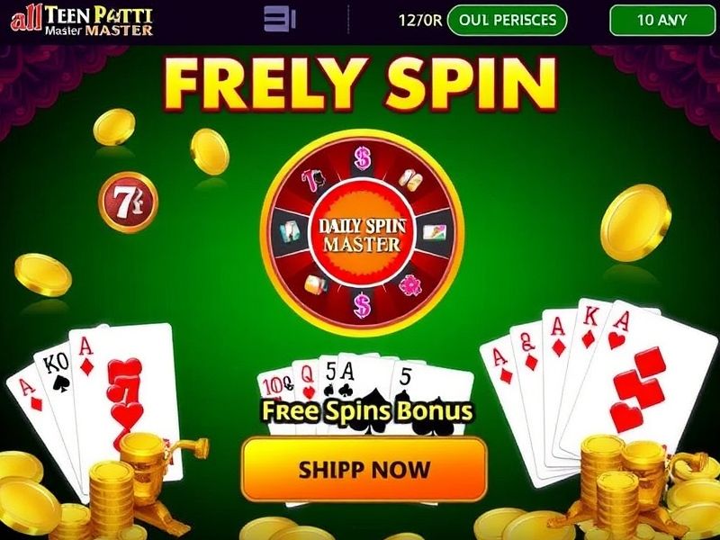 All Teen Patti Master is the ultimate platform for playing Teen Patti and poker with real-time multiplayer action and daily bonuses.